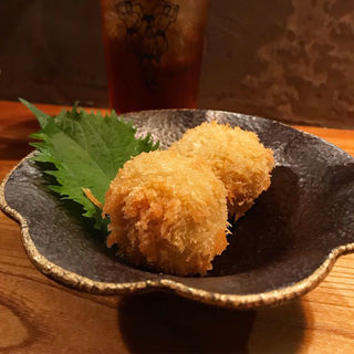 蟹味噌コロッケ(土と青 )