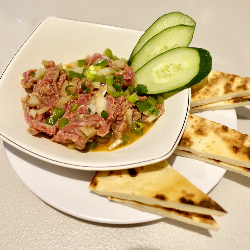 Beef Kelaguen(Oleai Beach Bar & Grill)