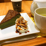 抹茶のガトーショコラ