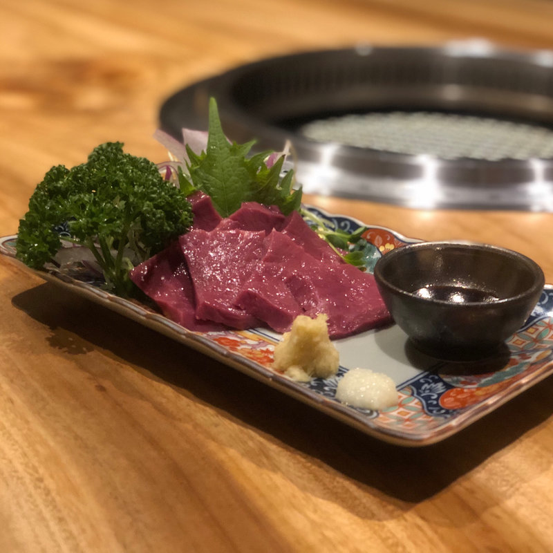 ハツ刺し(まぼたん)