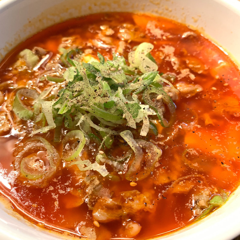 牛すじ煮込み定食(きらく亭)