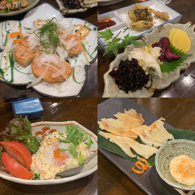 ポテトサラダ温泉卵乗せ(味名人 本店)