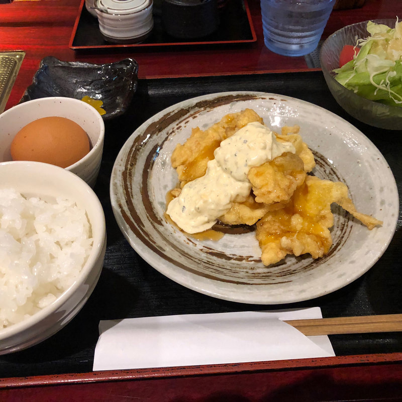 チキン南蛮ランチ(地どり処　おも屋)