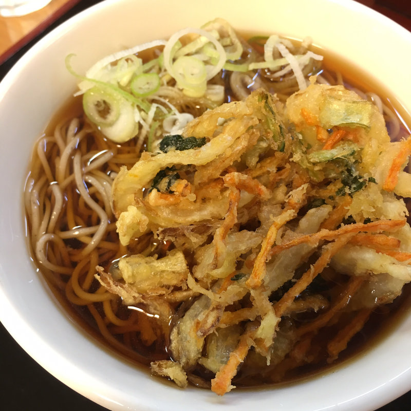 天ぷらそば(いろり庵きらく 熊谷店)
