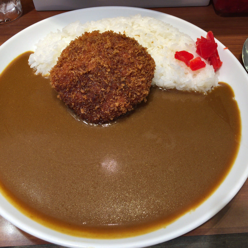 メンチカツカレー(ナイル 博多阪急店)