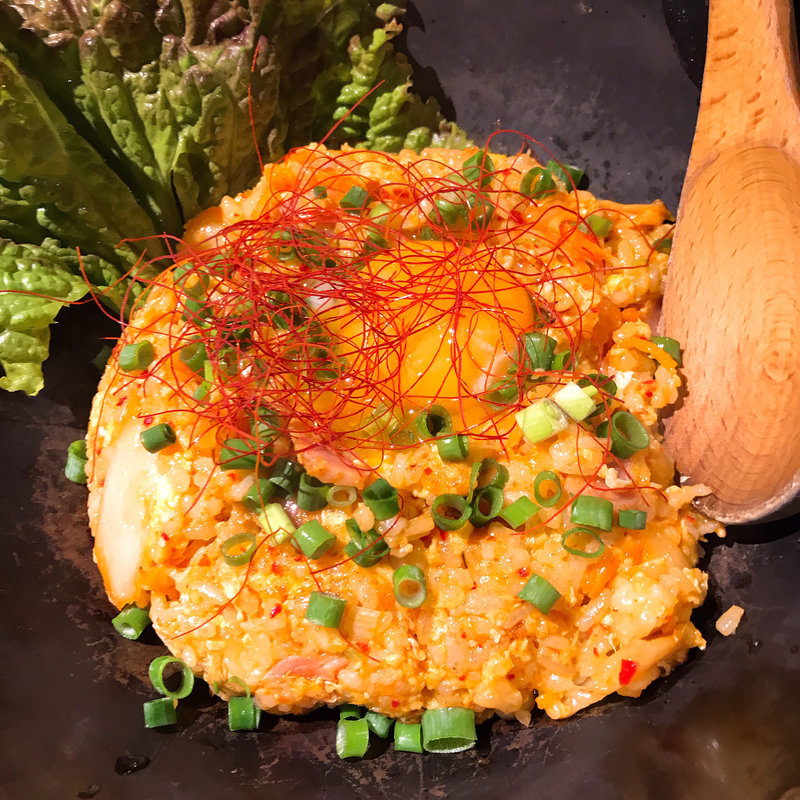 とりキムチチャーハン(炭火串焼 シロマル 千葉ニュータウン店)