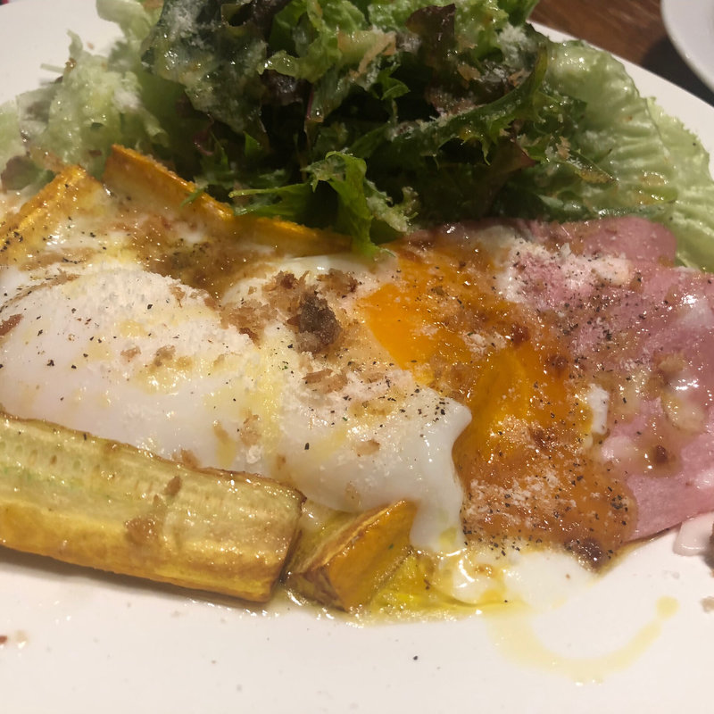 とろーり温泉卵とズッキーニのサラダ仕立て(日々是君想 （ヒビコレキミオモ）)