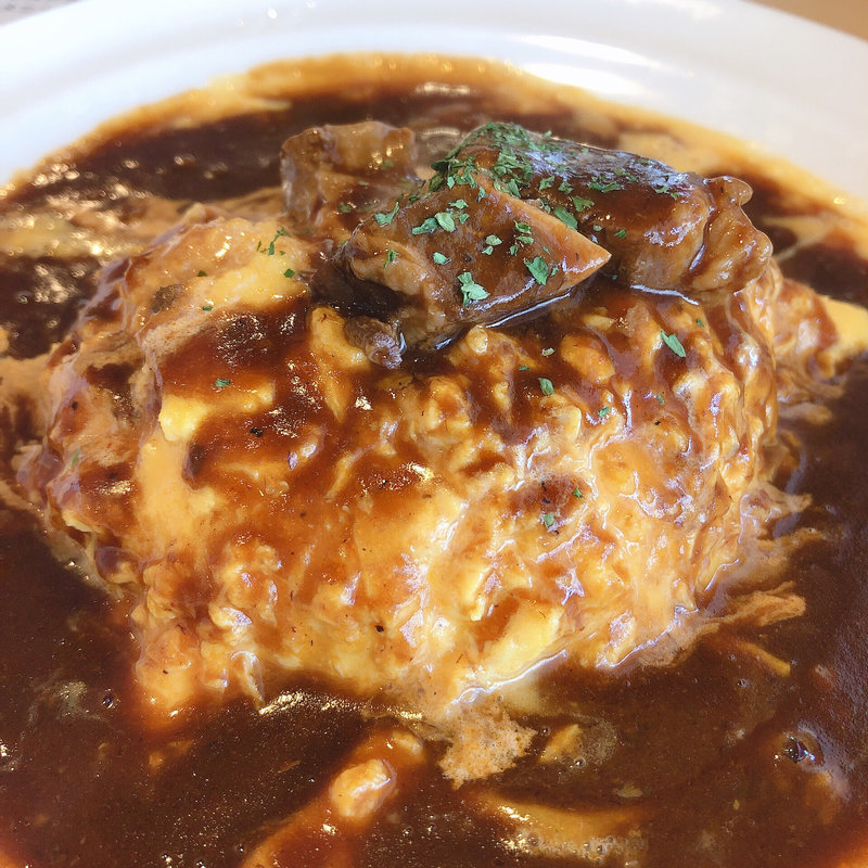 オムライスビーフシチューソース(ガスト)