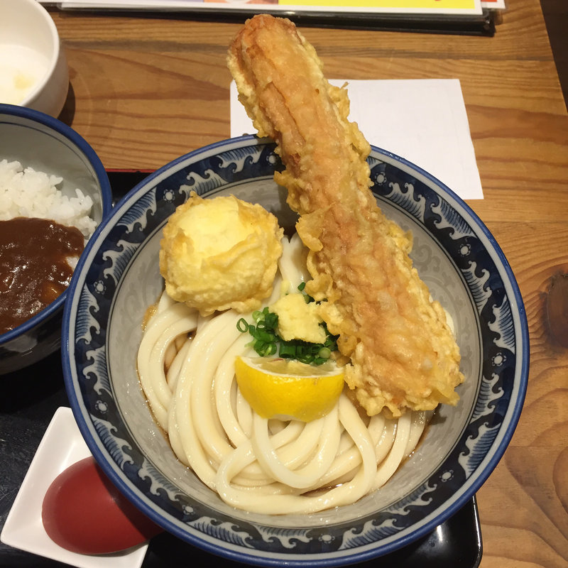 ちく玉カレーランチ(難波千日前 釜たけうどん 八重洲北口)