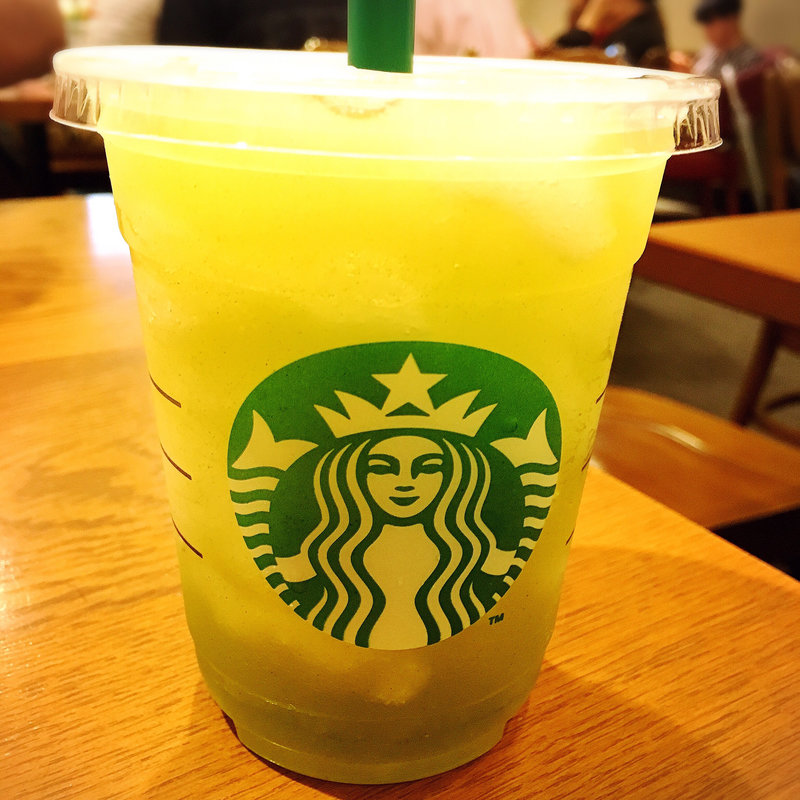 ティバーナフローズンティー香る煎茶×グリーンアップル(スターバックスコーヒー 西武高田馬場駅店)