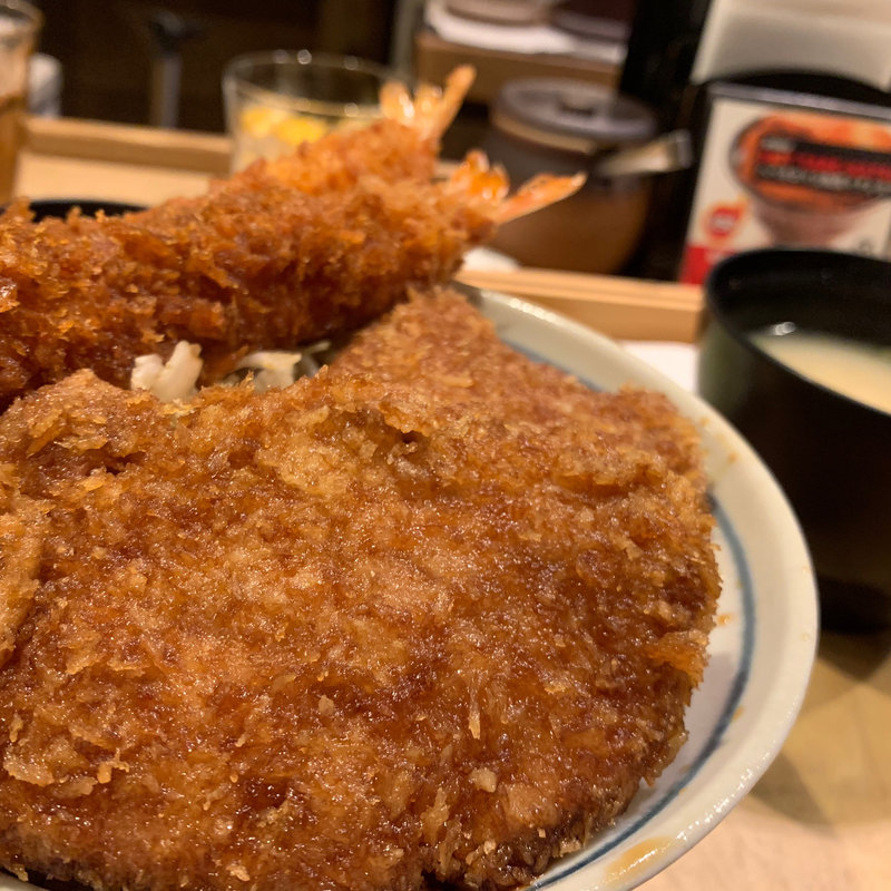 ヒレカツ合もり丼セット(新潟カツ丼 タレカツ 吉祥寺店)