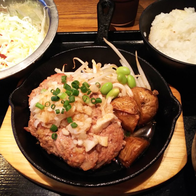 ハンバーグランチ(肉酒場sasaya 青物横丁店)