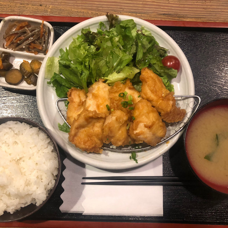 とり天定食(鳥一 外苑前店 （とりいち）)