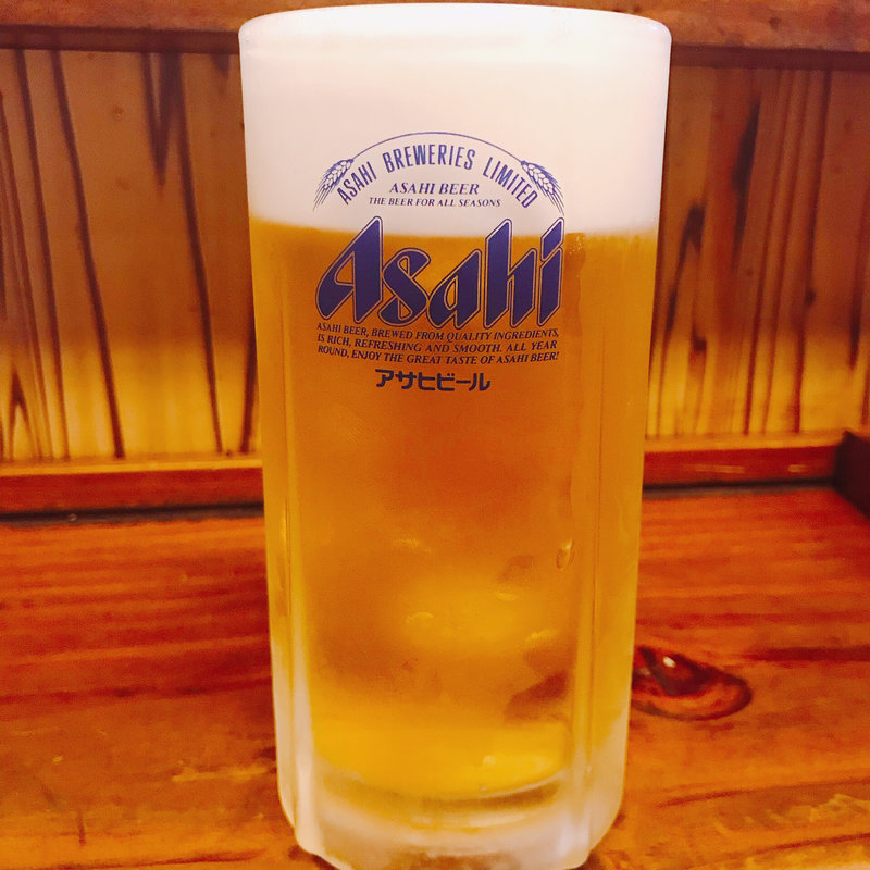 生ビール(麺工房 一寸ぼうし)