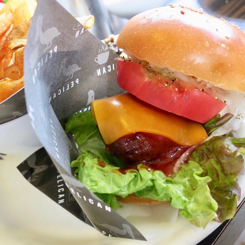 ハンバーガー(ペリカン 中川本店 )