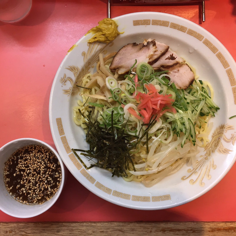 冷やし中華つけ麺(一龍)