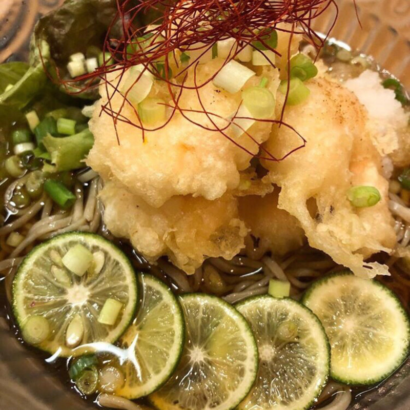 冷やし海老蕎麦(国分寺そば)