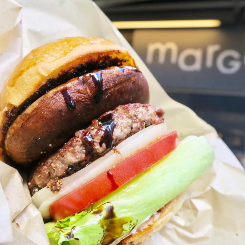 ポータベロマッシュルームバーガー(マーガーバーガー)