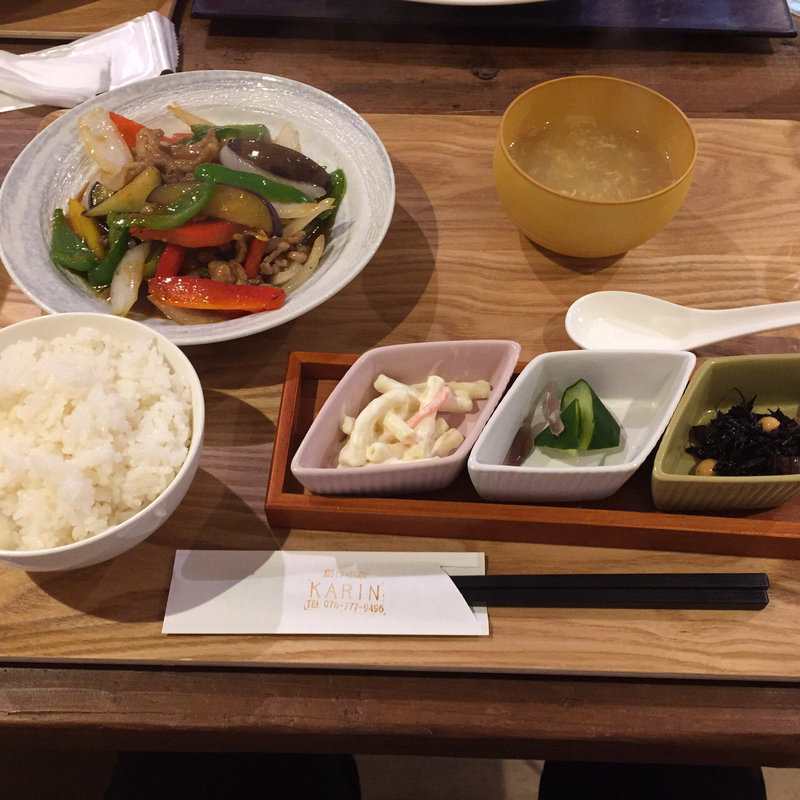 牛スタミナ定食(創作中華KARIN)