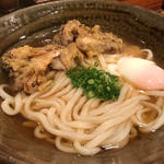 まいたけ天温玉うどん