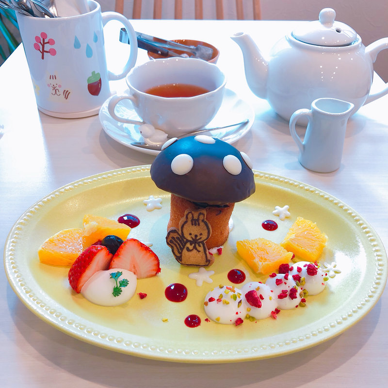 リスちゃんきのこプレート(リスボワ)