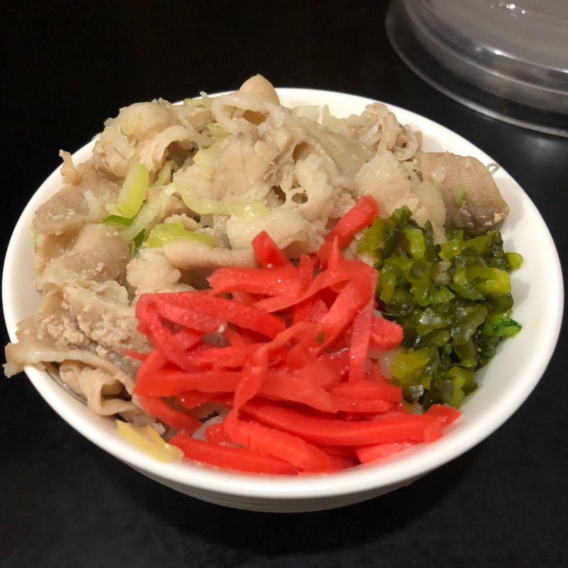 ミニ豚丼(麺処 壱萬屋 （いちばんや）)