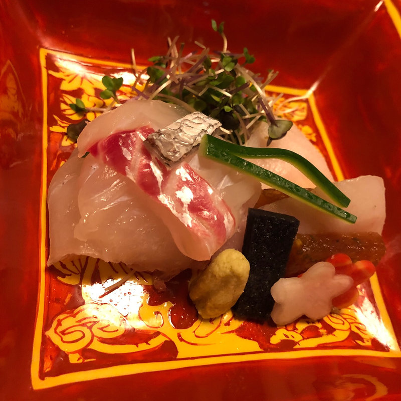 鯛のお造り(菊乃井 本店 （菊の井）)