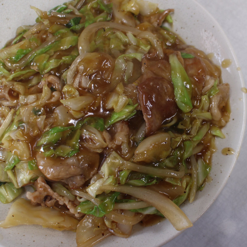チャーメン（あんかけ焼麺）(北華飯店 東支店)