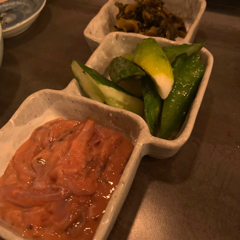 おつまみ3品盛り(肉蔵でーぶ)