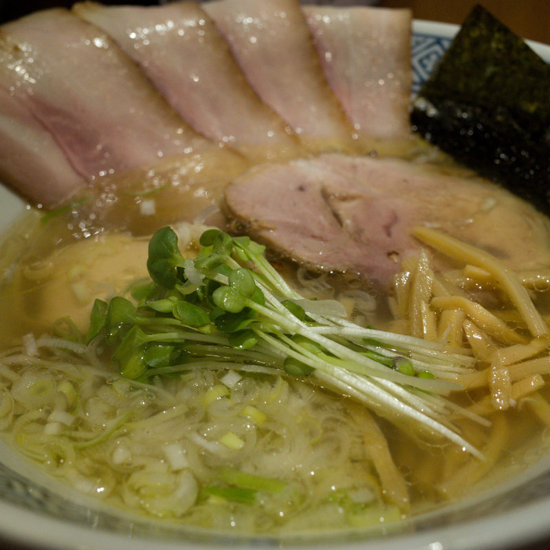 鶏の塩ラーメン （細麺）(富川製麺所)