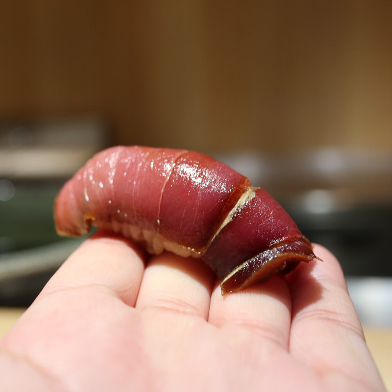 中トロ漬け(鮨猪股)