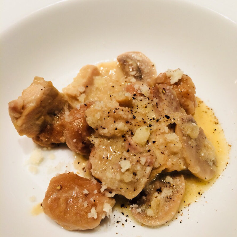 栗のニョッキ(イタリア料理テシマ)