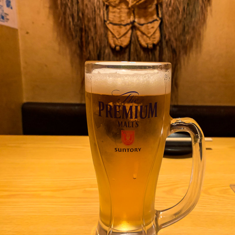 生ビール（ハッピーアワー）(北国酒場 んだんだ 新宿三丁目店)