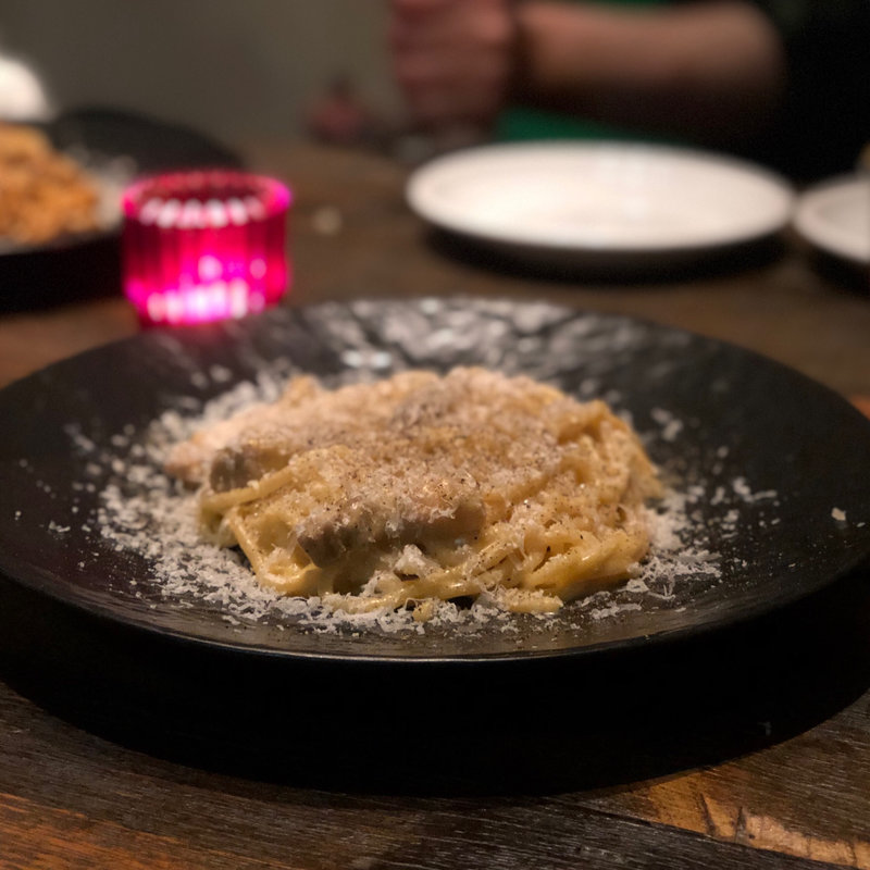 ブラックペッパーの濃厚辛(カラ)ボナーラ(ズイジ（zuiji）)