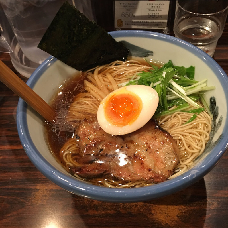 ゆず醤油麺(AFURI 中目黒 （阿夫利　あふり）)