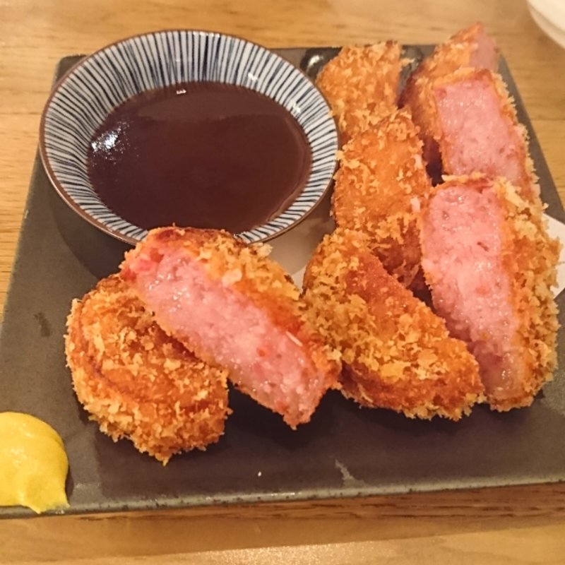 雲仙ハムカツ(博多うどん酒場イチカバチカ恵比寿 別邸)