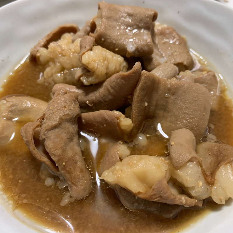 牛もつ煮(田川商店)