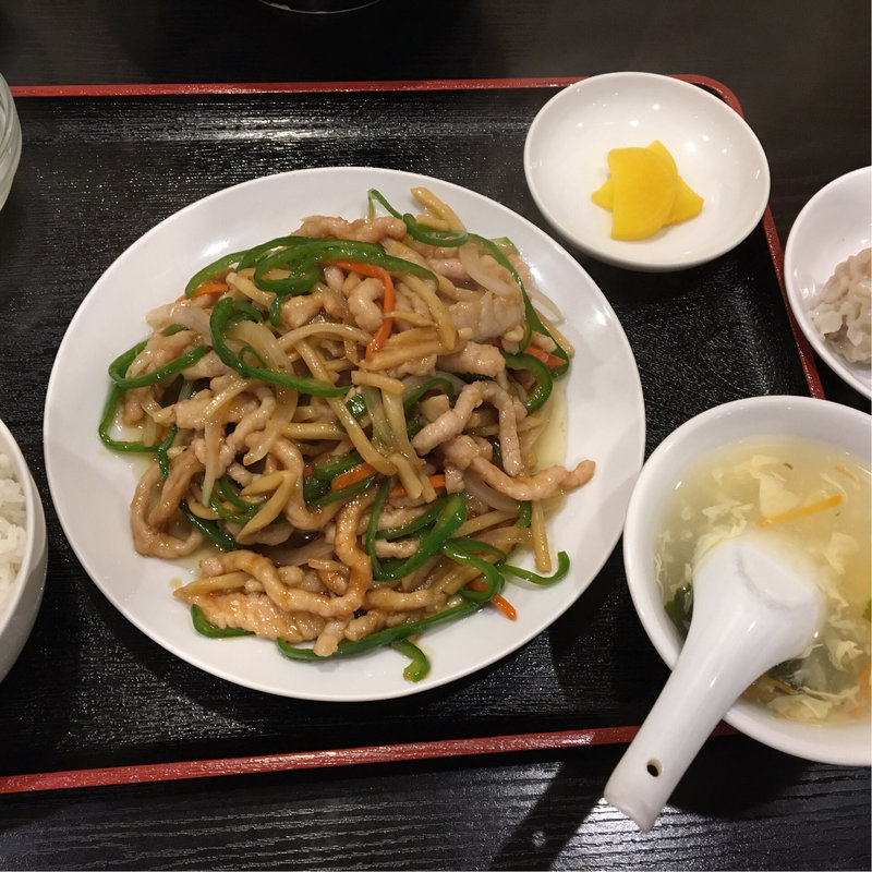 青椒肉絲定食(林記厨房)