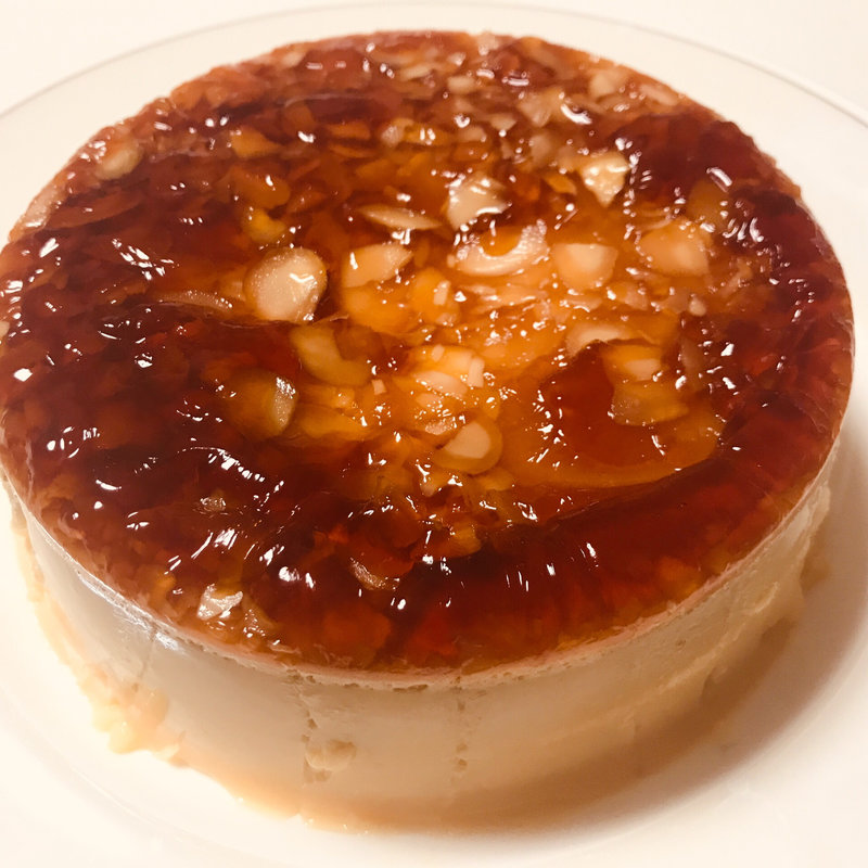 アーモンドプリンクーヘン(自家製バウムクーヘン切り株の家)