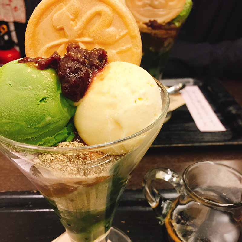 抹茶パフェ(京都イオリカフェ 名古屋名鉄店)