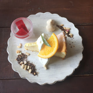 レモンチーズケーキ(カフェザッカギャラリーフラッグ)