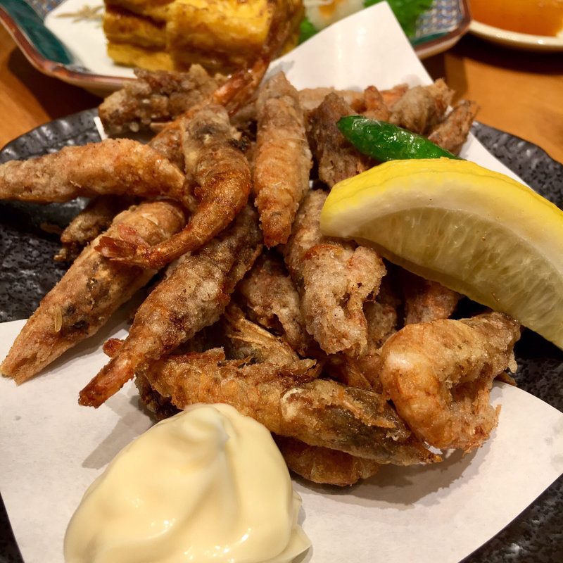 がすえびの唐揚げ(もりもり寿し イオンモール大阪ドーム店)