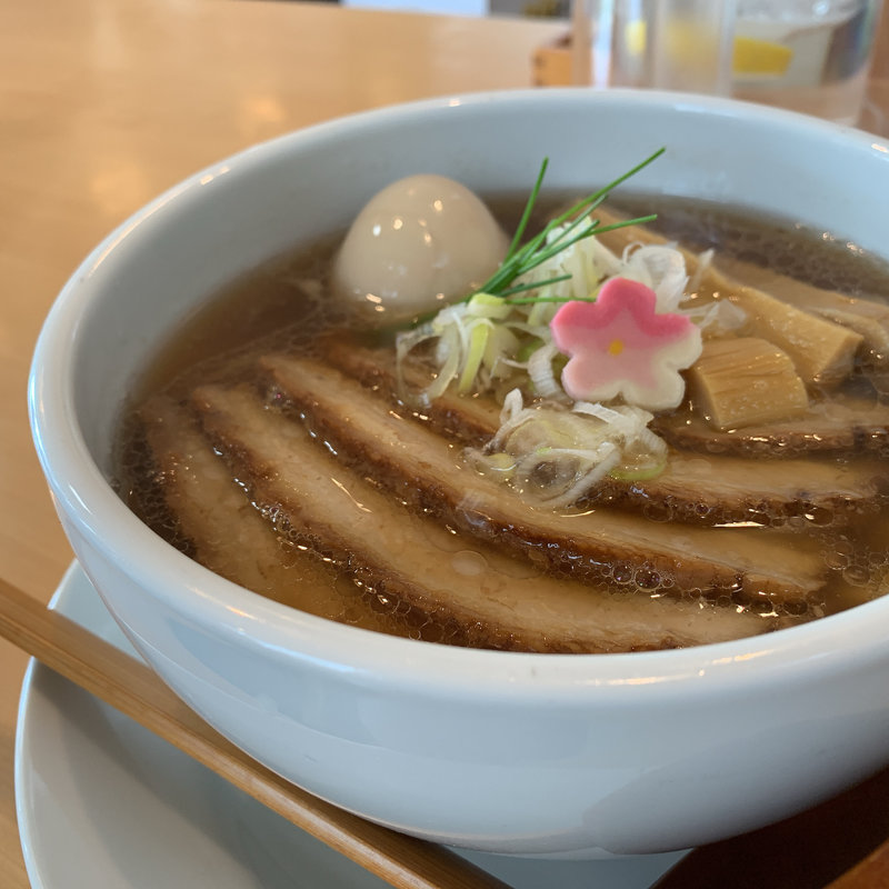 特性醤油ラーメン(春の風 （自家製麺のお店　麺処）)