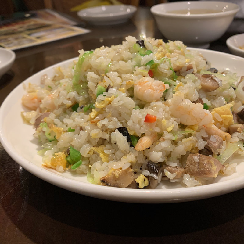 海鮮醬炒飯定食(刀削麺・火鍋・西安料理 XI’AN(シーアン)新宿西口店)