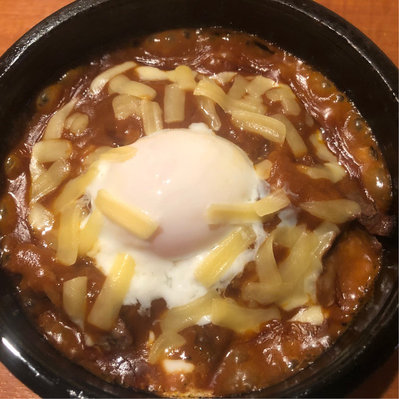 石焼きカレー(肉十八 松井山手店)