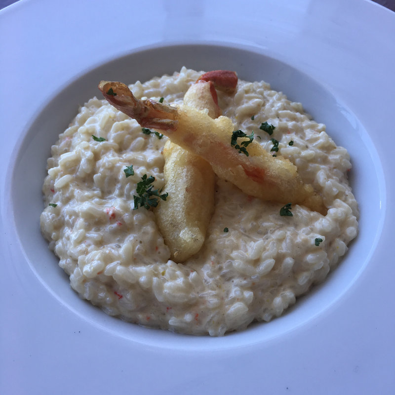 ズワイガニのグリーンカレーリゾット（ランチセット）(Oriental Beach)