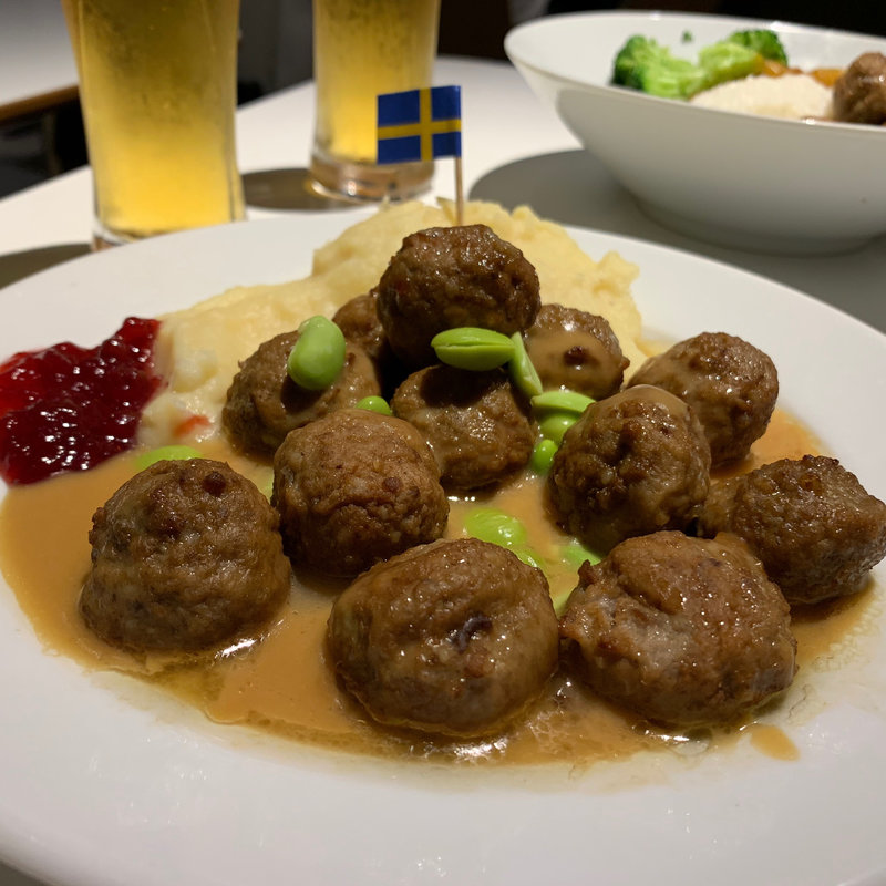 スウェーデンミートボール(イケア　ビストロ )