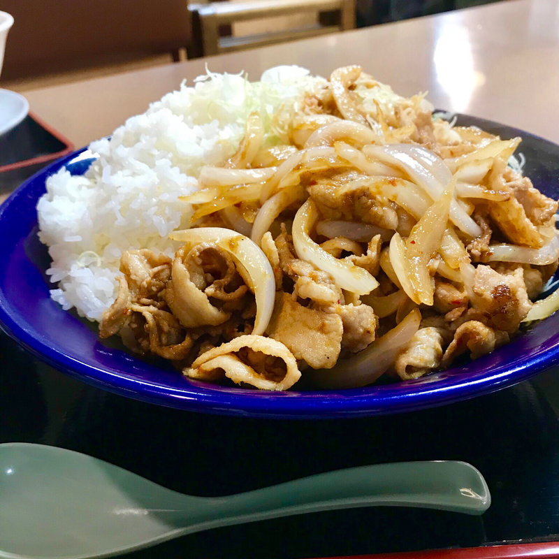 生姜焼き丼(ぼん天 瑞穂店)