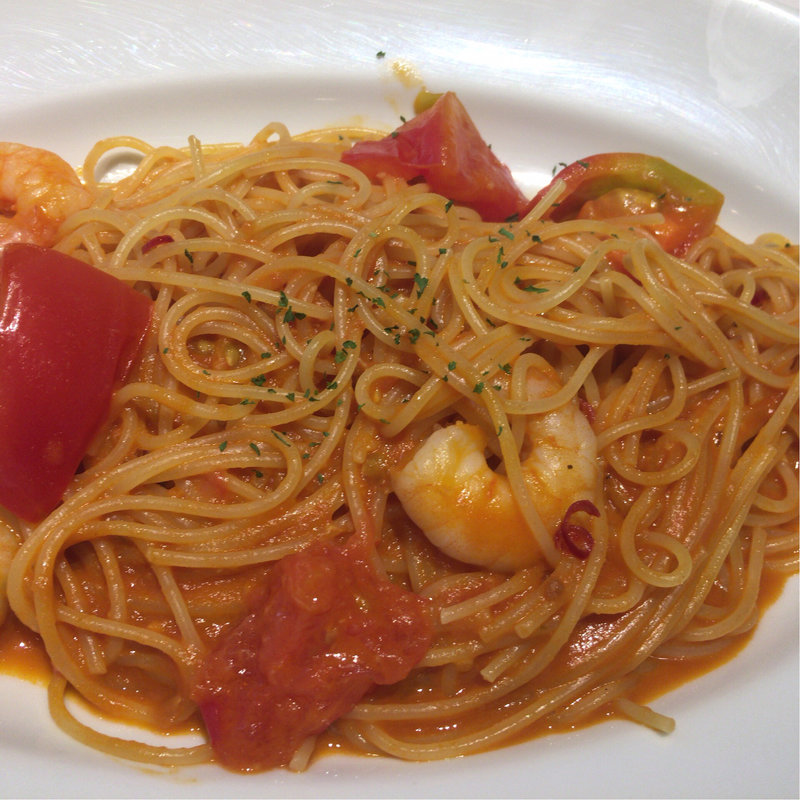 　海老とトマトの海老味噌　濃厚トマトクリーム(イタリアンステーキハウス Gaston&Gaspar ららぽーと横浜店)