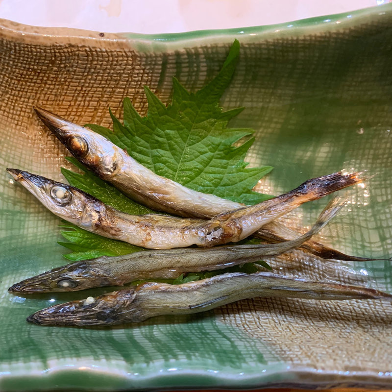 水カマス塩焼き(朝日鮨)